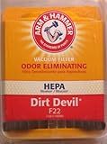 Arm & Hammer (ARMCW) A&H Dirt Devil Style F22 HEPA Pkg Filter