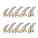 5X False Nail Clear Crystal Claw Paw Talon Finger Ring by NYKKOLA