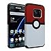 Samsung Galaxy S7 Case, DURARMOR® [ Lifetime Warranty] S7 Gameboy Poke Ball Style Pokemon Go Dual Layer Hybrid ShockProof Ultra Slim Fit Armor Bumper Air Cushion Defender Drop Protection Case Cover