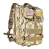 CVLIFE Outdoor Tactical Backpack Military Rucksacks for Camping Hiking and Trekking Medium Packs 40L