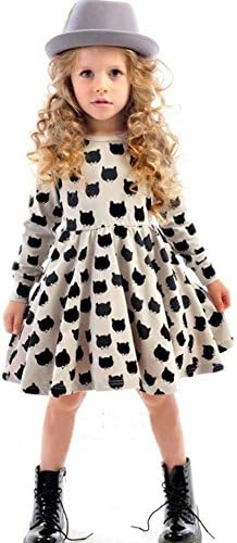 子供服 ワンピース 女の子 フォーマル 日本 猫 入園式 長袖 入学式 春 秋