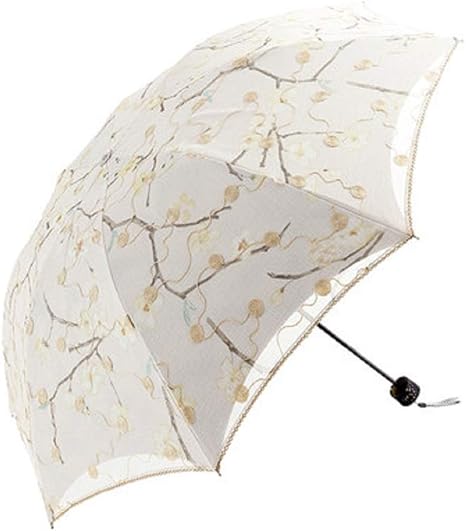 Amazon Royanney 日傘 Uvカット 日傘 刺繍 遮光 母の日 ギフト日傘折りたたみ 日傘 レース 花柄 梅 遮熱 刺繍の日傘 刺繍日傘 折り畳み日傘 傘 一級遮光 エレガントな花柄の刺繍 母の日 プレゼント Royanney 傘 レインウェア 通販