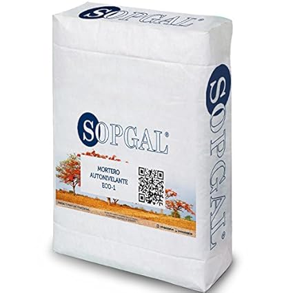 Mortero autonivelante de altas prestaciones ECO-1 Sopgal - 25 kg