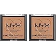NYX PROFESSIONAL MAKEUP Can't Stop Won't Stop Mattifying Pressed Powder - Caramel (Pack of 2)