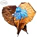 SunGrow Betta Leaves, 9 Inches Long, Induce Breeding and Boost Immunity, for Healthier, Happier, and More Reproductive Betta Fish, Reduce Stress, for Playing and Hiding, Easy to Use, 10 Pack primary