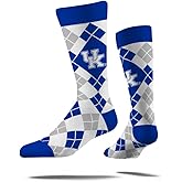 Strideline NCAA Mens Argyle Dress Socks-Team Colors-One Size Fits Most -M/L (8-12)