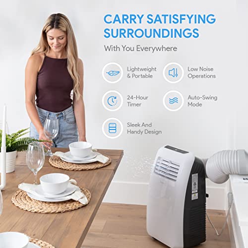 SereneLife SLPAC12.5 SLPAC 3in1 Portable Air Conditioner with Built