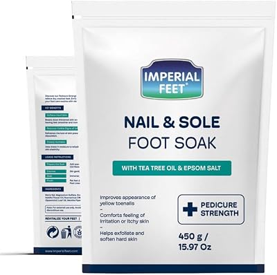 Imperial Feet Pedicure Foot Soak Tea Tree Oil Epsom Salt Athlete's Foot Fungal