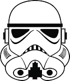 Star Wars - Stormtrooper Die Cut Premium Vinyl Decal - Black 4