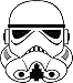 Star Wars - Stormtrooper Die Cut Premium Vinyl Decal - Black 4