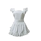 Lovely Cafe Maid Costume, White, One Size