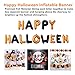 LEWOTE Halloween Balloons Banner Kit[42 Pcs Large Type Decorations] Happy Halloween Party Decoration[Include Halloween Banner/Latex Balloons/Paper Garlands/Star, Pumpkin&Bat Balloons]