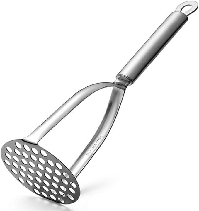 Potato Masher, 1810 Stainless Steel Potato Masher, Mashed