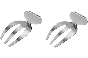 MIEDEON Salad Forks Stainless Steel Salad Mixing Fork Mixing Dinner Fork Salad Tongs For Serving Utensil Handle Salad Server 