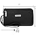 Baggallini Double Zip Wristlet, Black/S