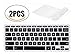 CaseBuy Ultra Thin Keyboard Cover Compatible HP 14 inch Touch-Screen Chromebook/HP Chromebook 14-ca Series/HP Chromebook 14-ak Series/HP Chromebook 14 G2 G3 G4 US Layout, Black + Clear