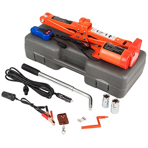 Mophorn 12V DC Electric Scissor Jack 3 Ton 6000LBS Automatic Electric