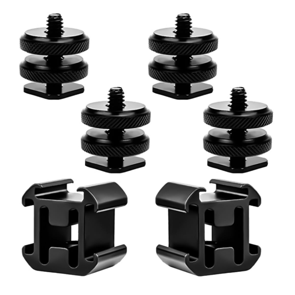 POFET 6PCS Hot Shoe Adapter 1/4 Inch Hot Shoe Screws for Flash Mounts Microphones Monitors