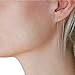 Spike Triangle Threader Hoop Earrings - Long Geometric Arrow Thin Wire Drop Dangles, Triangle 925 White, Sterling Silver-Electroplated, Hypoallergenic, by Humble Chic NY