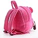 Gloveleya Kid's Angela Girl Cartoon Plush Backpack School Shoulder Bags Rose Red 8'' for Kids 1-3 Years Old