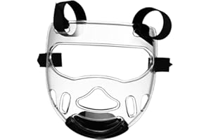 Kichvoe Detachable Face Guard Sports Helmet for Taekwondo Boxing Sparring Breathable Shockproof Headgear