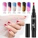 6 Colors Mood Gels, Saviland Color Changing Gel Nail Polish Pen Nail Art Manicure Kit