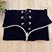 Soft Vintage Suede Wide Band Self Tie Wrap Around Corset Belt / Women Waist Belts