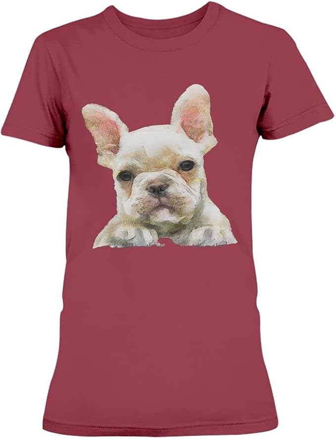 Camiseta de bulldog francés 'Bouvier' para mujer