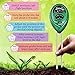 Swiser Soil PH Meter,3-in-1 Soil Test Kit for Moisture, Light & PH Test, Indoor/Outdoor Plant Care Soil Tester, for Home and Garden, Farm, Plants, Herbs & Gardening Tools (Green)thumb 2