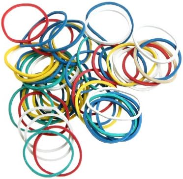 Obula(TM) 100Pcs Colorful Rubber Bands for Tattoo Gun Machine Supplies Elastic Rubber Bands Tattoo Accessories