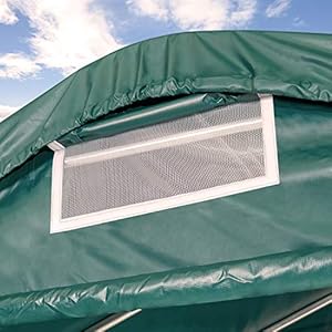 TOOLPORT Box Cavalli 3,3x6 m, Robusto Telo Verde in PVC ca. 550g/m², Protezione per Cavalli, Pecore, Riparo per Animali Marca: TOOLPORT TOOLPORT Box Cavalli 3,3x6 m, Robusto Telo Verde in PVC ca. 550g/m², Protezione per Cavalli, Pecore, Riparo per Animali