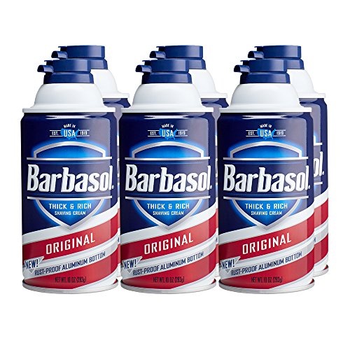 Barbasol Original Thick and Rich Shaving Cream for Men, 10 Ounce, Pack of 6 - Thumbnail 2