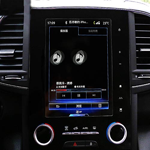 GPS Navigation Tempered Glass Protective Film Screen Board Protective Film for Renault Koleos 2018 2017 Car Style 8.7'' Touch Display Screen Protector Anti Scratch High Clarity