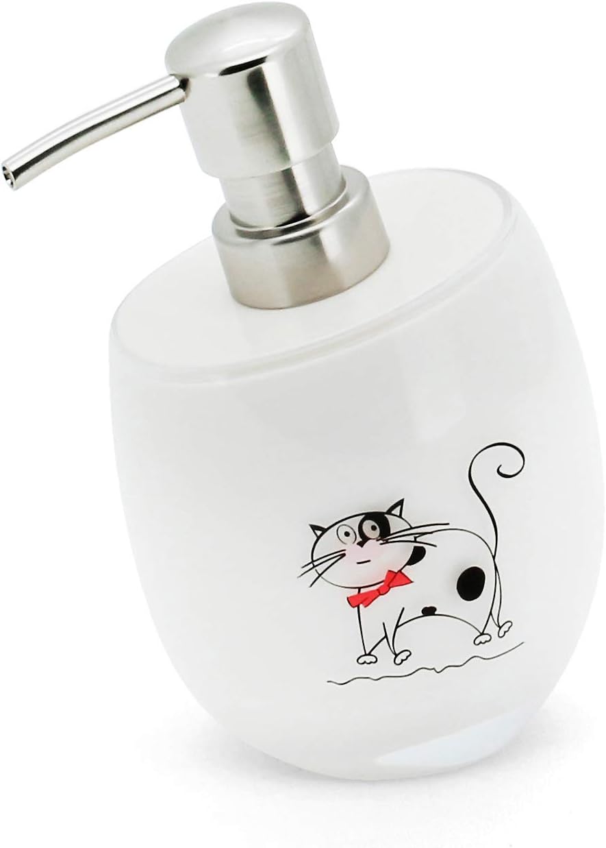 Tatkraft Funny Cats Bathroom & Kitchen Soap Dispenser Durable