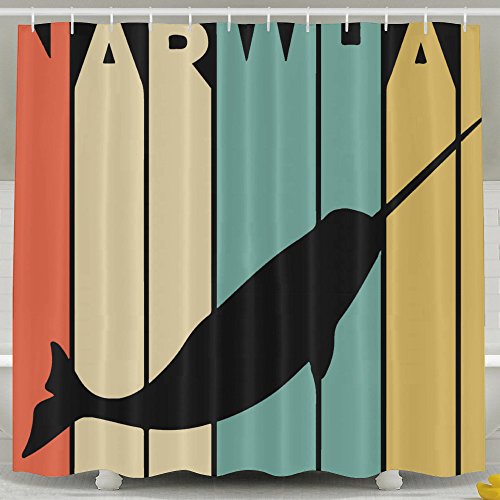 Vintage Style Narwhal Silhouette Shower Buy Online In Israel At Desertcart