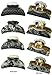 Set of 4 Light Weight Plastic Jaw Clip 3.25