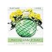 Plant Nanny 12oz Green Spiral Fluted Watering Globe & Stake Set