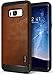Ringke Flex S Made for Galaxy S8 Plus Case Classy Slim Look Flexible TPU Premium Hard PC Leather Hybrid Protection Non Slip Scratch Resistant for Galaxy S8 Plus - Brown