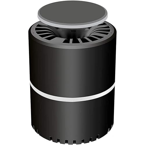 FMOGE LED Mosquito-Killer USB Repellent Lamp 5V UV Night Light USB Mosquito Trap Lantern LED Repellent Lamp Night Light Radiationless,Black (Color : White)