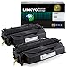 LINKYO Compatible Toner Cartridge Replacement for HP 05X CE505X (Black, High Yield, 2-Pack)