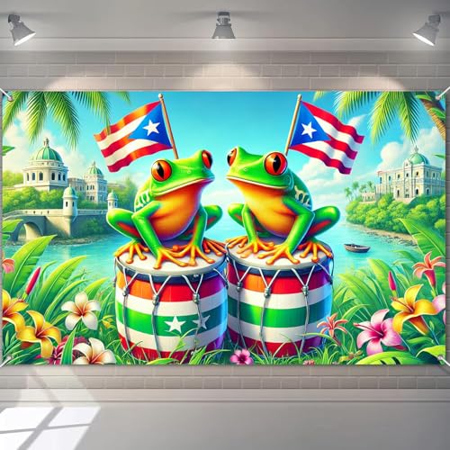 BlissYard Coqui Frog Puerto Rico Banner