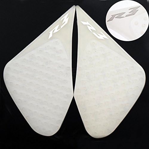 For Yamaha YZF R3 R25 2015 2016 YZFR3 YZFR25 Transparent Motorcycle 3M Tank Pad Gas Anti slip Stickers Adhesive Rubber Traction Side Fuel Gas Grip Decal Protector