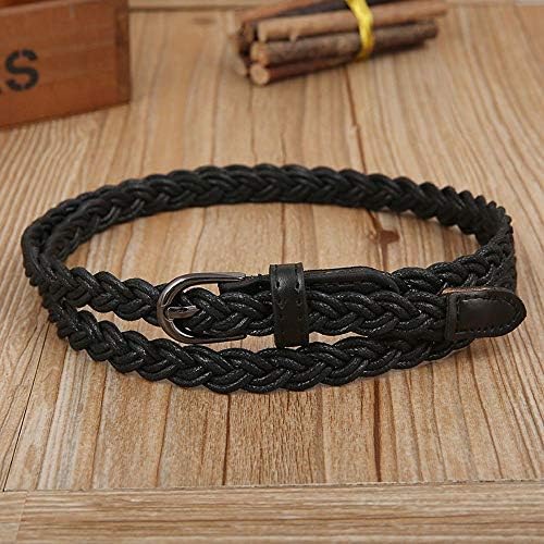 RcnryWomen's Weave Belt, Cotton Linen Thread Belt