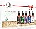 Gio Naturals USDA Organic Carrier Oil Gift Set, Castor, Jojoba, Tamanu, and Argan Oil, Total Body Skin Care from Head to Toe!