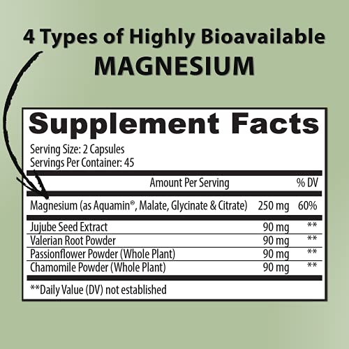 Premium Magnesium Complex Supplement Chelated Forms for Max