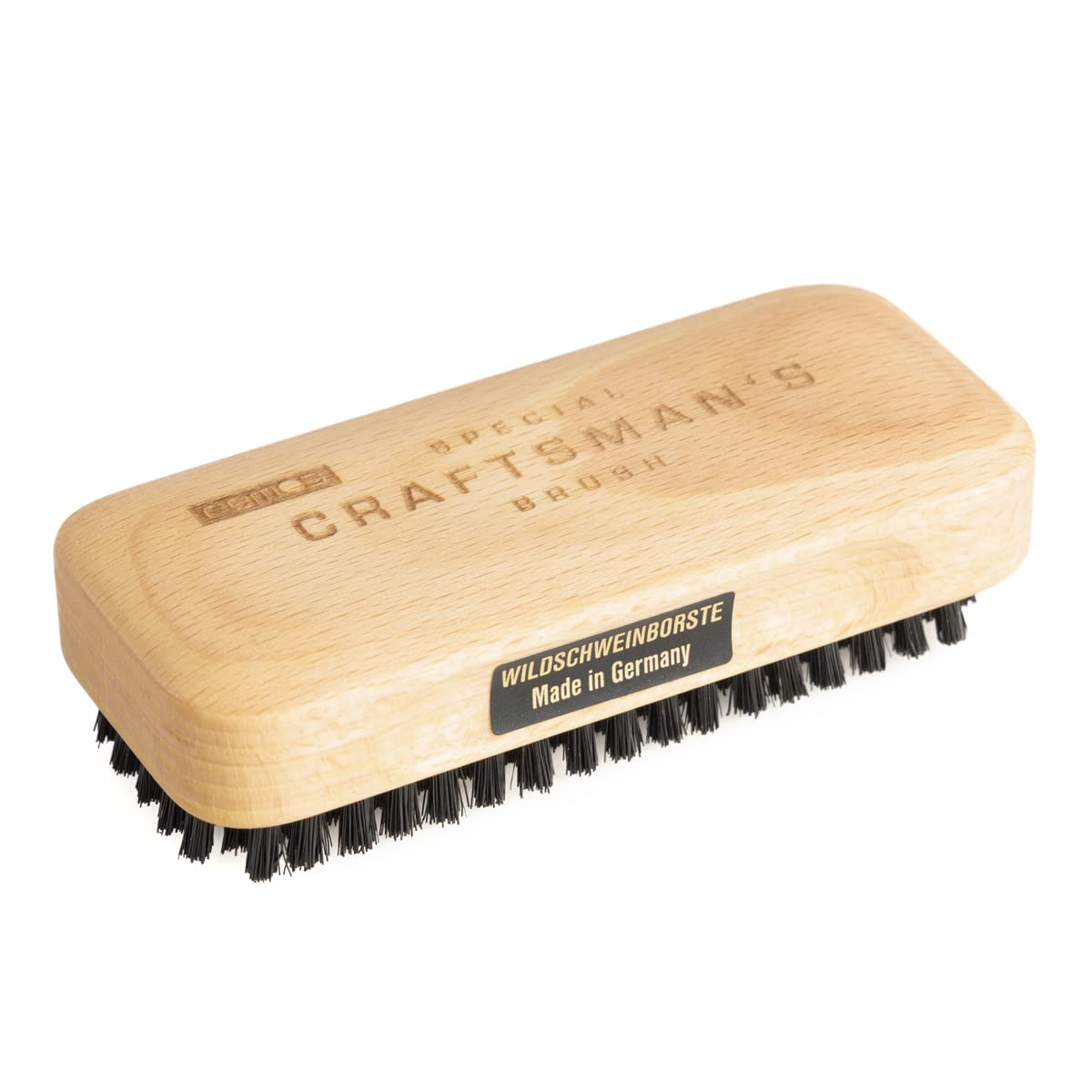 REMOS Hand Brush "Craftsman" Made of Local Beech Wood with Wild Boar bristles