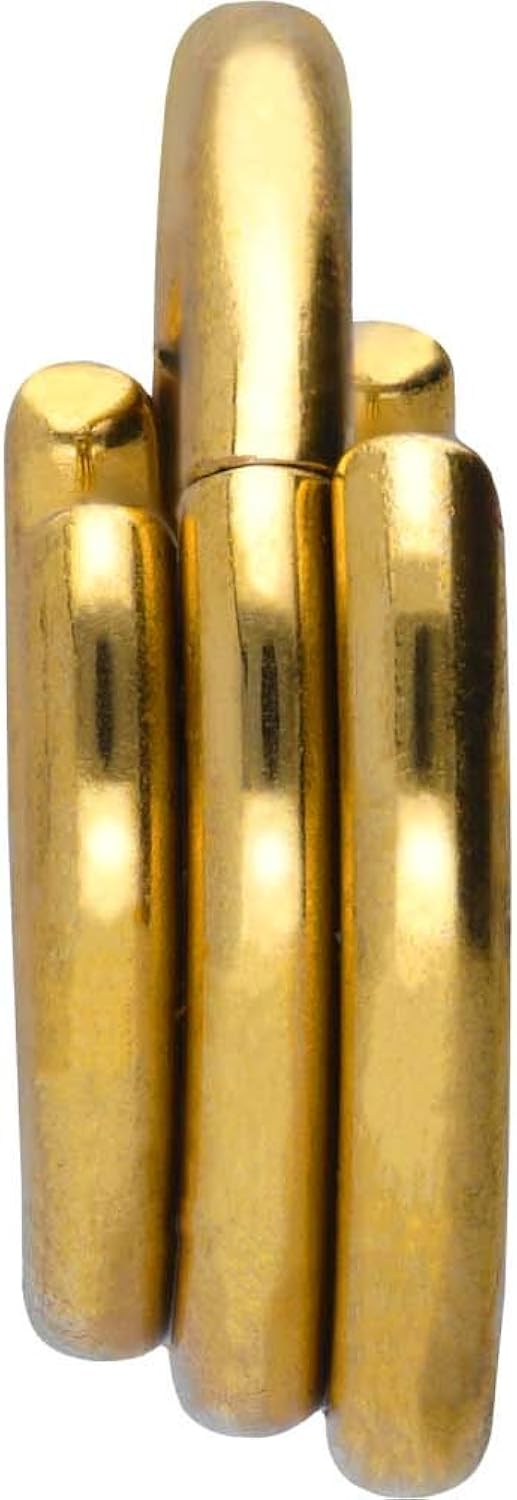 PIERCINGLINE Surgical Steel Segment Ring Clicker, Gold Colours - Image 4