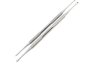 GS ONLINE Dental Molt CURETTES CURETTAGE Cyst Removal DEBRIDEMENT 2 PCS Filling Instruments by G.S ONLINE STORE