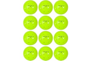 Dura Fast 40 Pickleballs | Outdoor pickleball balls | Neon | Dozen/Pack of 12 | USAPA Approved and Sanctioned for Tournament Play, Professional Perfomance