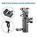 Camera Flash Speedlite Mount Stand and Umbrella Holder Mount 180°Swivel Light Stand E Type Light Bracket for Camera DSLR Nikon Canon Pentax Olympus and Other DSLR Flashes Studio Light LED Light